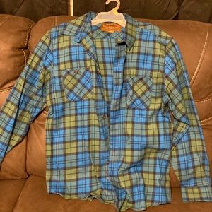 Red camel brand flannel button down